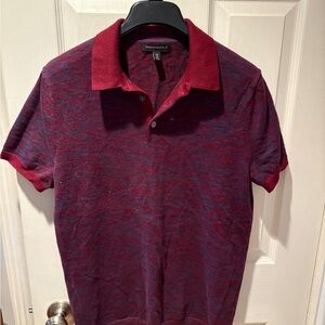 Banana Republic Men's Maroon Polo Shirt